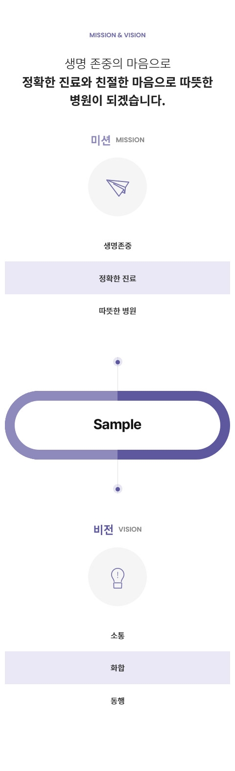  웹사이트 템플릿 vision1001 모바일 이미지, 비전 모바일 페이지 디자인